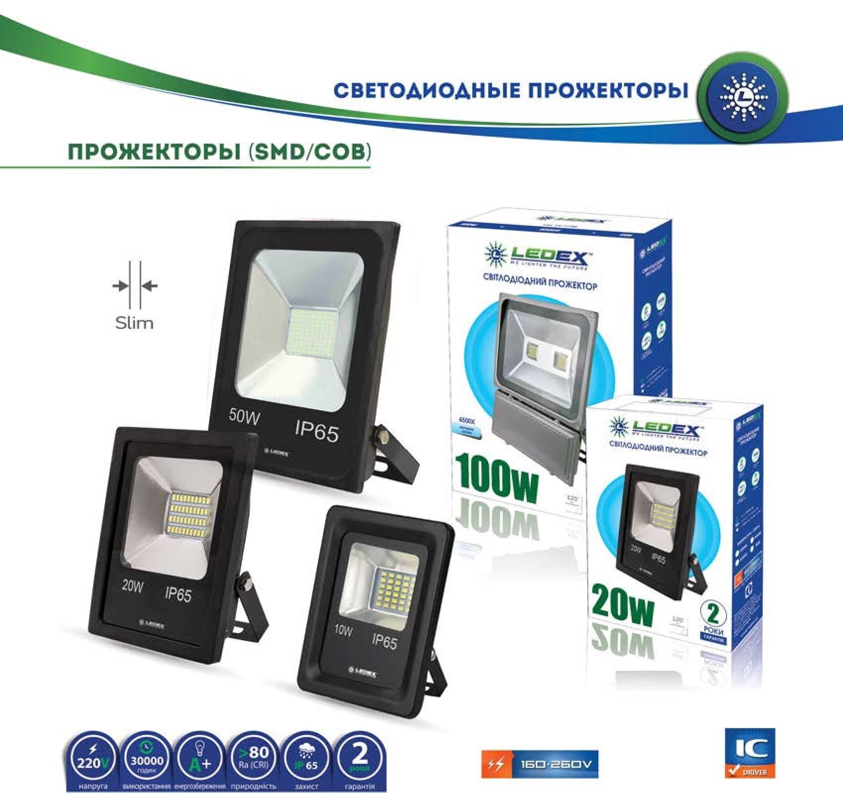 Светодиодные прожектора SMD
